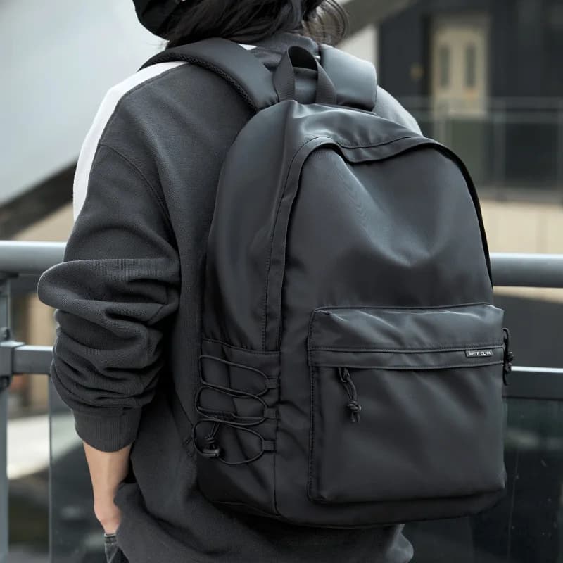 Men's Backpack Oxford Waterproof 14 inch Laptop Unisex Casual Mochila Sports Travel Zipper Lightweight Rucksacks