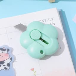 Mini Practical Utility Knives Kawaii Flowers Paper Cutter Retractable Envelopes Opener Portalble Pocket Knife Office Supplies