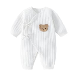 Boys Girls Bodysuit Newborn Onesie Clothes Cotton Toddler Home Wear  0-6M Thickened Spring and Autumn Clothing