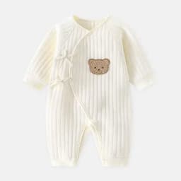 Boys Girls Bodysuit Newborn Onesie Clothes Cotton Toddler Home Wear  0-6M Thickened Spring and Autumn Clothing