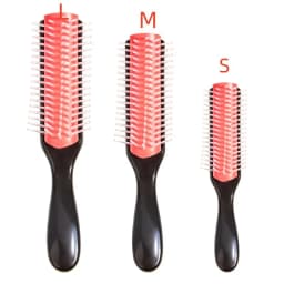 9-Row Detangling Hair Brush Detangler Hairbrush Scalp Massager Straight Wet Comb for Women Men Salon Curly hair brush