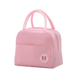 Children's Lunch Bags Solid Color Thermal Insulation Large Capacity Outdoor Portable Picnic Food Storage Bag Kids Lunch Box Bag