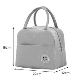 Children's Lunch Bags Solid Color Thermal Insulation Large Capacity Outdoor Portable Picnic Food Storage Bag Kids Lunch Box Bag