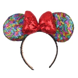 Big Size Classic DOT Bow Minnie Mouse Ears Headband Women Party Girl Hairband Hot Festival Disney Park Trip DIY Hair Accessories
