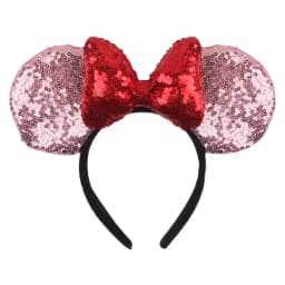 Big Size Classic DOT Bow Minnie Mouse Ears Headband Women Party Girl Hairband Hot Festival Disney Park Trip DIY Hair Accessories