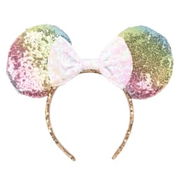 Big Size Classic DOT Bow Minnie Mouse Ears Headband Women Party Girl Hairband Hot Festival Disney Park Trip DIY Hair Accessories