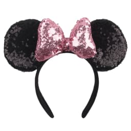 Big Size Classic DOT Bow Minnie Mouse Ears Headband Women Party Girl Hairband Hot Festival Disney Park Trip DIY Hair Accessories