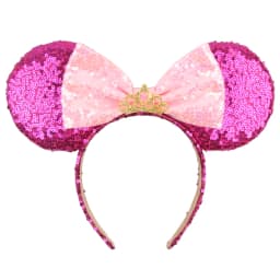 Big Size Classic DOT Bow Minnie Mouse Ears Headband Women Party Girl Hairband Hot Festival Disney Park Trip DIY Hair Accessories