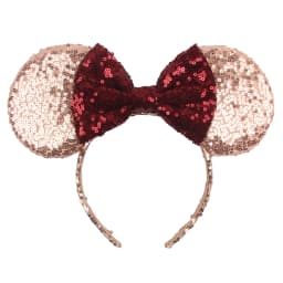 Big Size Classic DOT Bow Minnie Mouse Ears Headband Women Party Girl Hairband Hot Festival Disney Park Trip DIY Hair Accessories