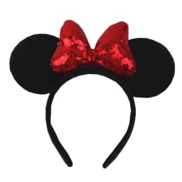 Big Size Classic DOT Bow Minnie Mouse Ears Headband Women Party Girl Hairband Hot Festival Disney Park Trip DIY Hair Accessories