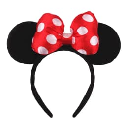 Big Size Classic DOT Bow Minnie Mouse Ears Headband Women Party Girl Hairband Hot Festival Disney Park Trip DIY Hair Accessories
