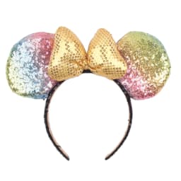 Big Size Classic DOT Bow Minnie Mouse Ears Headband Women Party Girl Hairband Hot Festival Disney Park Trip DIY Hair Accessories