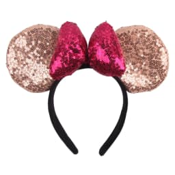 Big Size Classic DOT Bow Minnie Mouse Ears Headband Women Party Girl Hairband Hot Festival Disney Park Trip DIY Hair Accessories