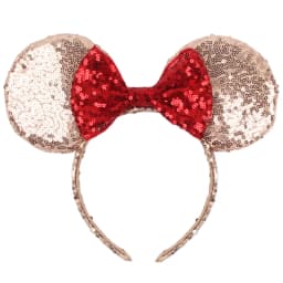 Big Size Classic DOT Bow Minnie Mouse Ears Headband Women Party Girl Hairband Hot Festival Disney Park Trip DIY Hair Accessories