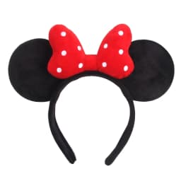 Big Size Classic DOT Bow Minnie Mouse Ears Headband Women Party Girl Hairband Hot Festival Disney Park Trip DIY Hair Accessories