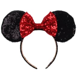 Big Size Classic DOT Bow Minnie Mouse Ears Headband Women Party Girl Hairband Hot Festival Disney Park Trip DIY Hair Accessories