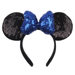 Big Size Classic DOT Bow Minnie Mouse Ears Headband Women Party Girl Hairband Hot Festival Disney Park Trip DIY Hair Accessories