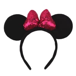 Big Size Classic DOT Bow Minnie Mouse Ears Headband Women Party Girl Hairband Hot Festival Disney Park Trip DIY Hair Accessories