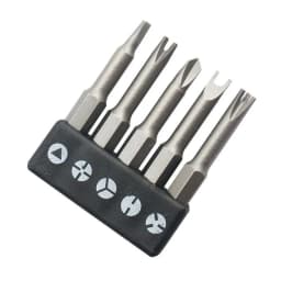 5Pcs Special shaped Screwdriver Set 50mm U-shaped Y-Type Triangle Inner Cross Three Points Screwdriver Bit Tool