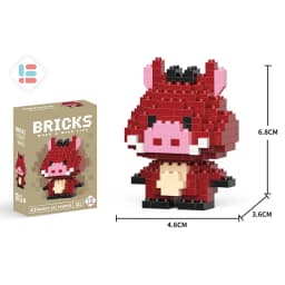 Stitch Disney Princess Elsa LinaBell Building Blocks Mickey Mouse Duck Mini Action Figures Blocks Assemble Toys Brick Kids Gifts