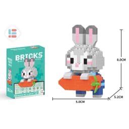 Stitch Disney Princess Elsa LinaBell Building Blocks Mickey Mouse Duck Mini Action Figures Blocks Assemble Toys Brick Kids Gifts
