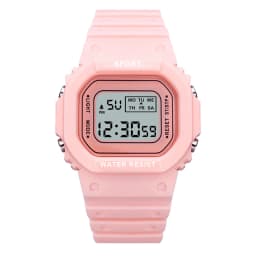 YIKAZE Sports Watch Boys Girls Student LED Electronic Watch Colorful Men Women Square Digital Watches Waterproof Rubber Clock