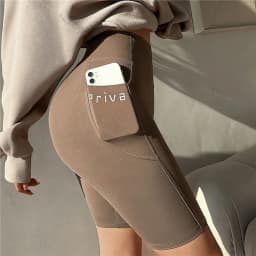 Women Yoga Sports Shorts High Waist Fitness Shorts Casual Streetwear Short Trousers Female Tight Shorts For Ladies Workout Pants