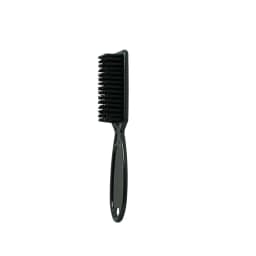 Black Small Beard Styling Brush Professional Shave Beard Brush Barber Vintage Oil Head Shape Carving Cleaning Brush