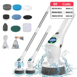 Electric Cleaning Brush 8 in 1 Multifunctional Household Wireless Rotatable Cleaning Brush For Bathroom Kitchen Windows Toilet