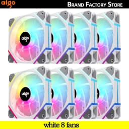 Aigo AM12PRO Rgb Fan Ventoinha PC 120mm Computer Case Fan Kit Water Cooler 4pin PWM CPU Cooling Fans 3pin5v argb 12cm Ventilador