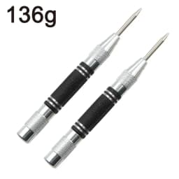 2pc Spring Type Automatic Center Punch Locator Glass Striker Window Breaker Punch Centering Punch Punch Tool