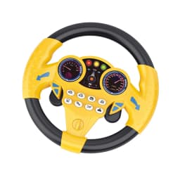 Multi Functional 360 ° Rotation Simulation Steering Wheel Simulation Driving Car Children's Co Pilot Electric Toy Vocal Toy Gift