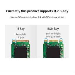 M.2 NGFF SSD To SATA 3 3.0  Adapter Card Converter B B&M Key Protocol Solid State Disk Drive 2230 2280 2242