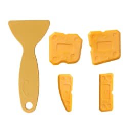5PCS Silicone Sealant Tool Spreader Finish Kit Caulk Tile Grout Applicator Window Door Cement Caulk Removal Tool