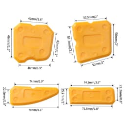 5PCS Silicone Sealant Tool Spreader Finish Kit Caulk Tile Grout Applicator Window Door Cement Caulk Removal Tool