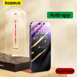 Baseus Screen Protector for iPhone 15 14 13 Pro Max Corning Glass Anti Spy Full Tempered Glass Protection for iPhone 15 Pro Plus