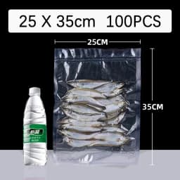 100 Quart Vacuum Sealer Bags  for Food Saver, Seal a Meal, Grade, Heavy Duty, Great for vac storage, Meal Prep or Sous Vide