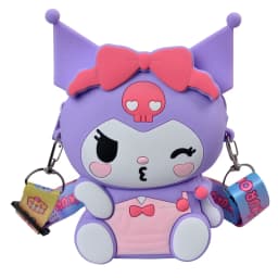 Sanrio Hello Kitty Lovely Kawaii Fashion Bag Princess Small Storage Silicone Purse Anime Cartoon Figures Model Toys Kids Gift