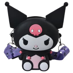 Sanrio Hello Kitty Lovely Kawaii Fashion Bag Princess Small Storage Silicone Purse Anime Cartoon Figures Model Toys Kids Gift