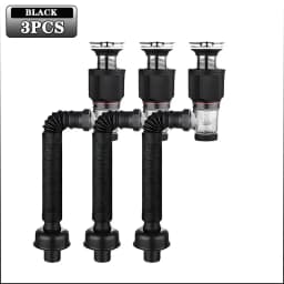 Flip-Top Kitchen Sink Drain Retractable Deodorizing Filter Flexible Downspout Bathroom Sink Anti Clogging Kitchen Accessories