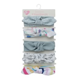 5Pcs/Lot Rabbit Ear Baby Headbands For Newborn Boys Girls Cotton Elastic Hair Bands Kids Hair Tie Bows Knot Headwraps Headwear