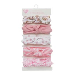 5Pcs/Lot Rabbit Ear Baby Headbands For Newborn Boys Girls Cotton Elastic Hair Bands Kids Hair Tie Bows Knot Headwraps Headwear