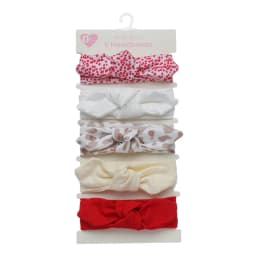 5Pcs/Lot Rabbit Ear Baby Headbands For Newborn Boys Girls Cotton Elastic Hair Bands Kids Hair Tie Bows Knot Headwraps Headwear