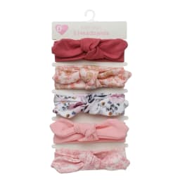 5Pcs/Lot Rabbit Ear Baby Headbands For Newborn Boys Girls Cotton Elastic Hair Bands Kids Hair Tie Bows Knot Headwraps Headwear