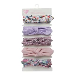 5Pcs/Lot Rabbit Ear Baby Headbands For Newborn Boys Girls Cotton Elastic Hair Bands Kids Hair Tie Bows Knot Headwraps Headwear