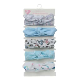 5Pcs/Lot Rabbit Ear Baby Headbands For Newborn Boys Girls Cotton Elastic Hair Bands Kids Hair Tie Bows Knot Headwraps Headwear