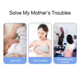 Dr.isla 1200mA Portable Breast Pump Wearable Breast Pumps Hands-Free Milk Extractor Wireless Automatic Milker Safety BPA Free