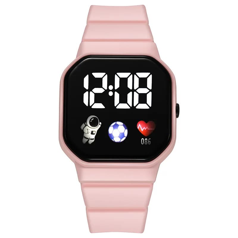 2023 LED Digital Watch For Kids Boys Sports Waterproof Watches Girls Silicone Digital Watch Casual Childrens Electronic Reloj