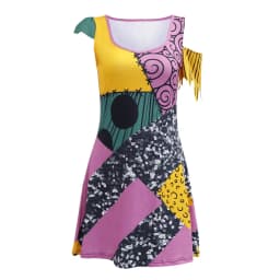 Halloween Anime Movie Sally Cosplay Dress Party Set Costume Christmas Women Slim Jumpsuit Catsuit Zentai Bodysuit Gothic Leggins