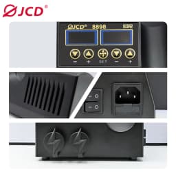 JCD 8898 Soldering Station 750W 2 in 1 Soldering Iron Hot Air Gun Rework Welding Station For Phone BGA SMD Welding Repair Tools